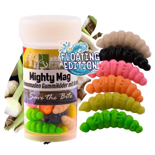 Zite Fishing Mighty Mag Allround Mix Floating Edition Knoblauch 2,8 cm 12 Stück
