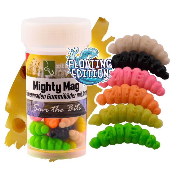 Zite Fishing Mighty Mag Allround Mix Floating Edition Käse 2,8 cm 12 Stück