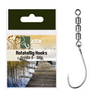 Zite Fishing RotateRig Hook 5 Stück Gr. 6