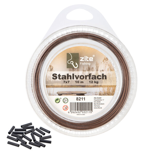 Zite Fishing Stahlvorfach Braun 12kg