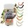 Zite Fishing Curly Viper Schock Mix Knoblauch 6,5 cm 8 Stück