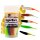 Zite Fishing Biggle Worm Allround Mix Käse 6,5 cm 8 Stück