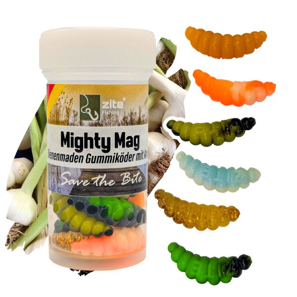 Zite Fishing Mighty Mag Allround Mix Knoblauch 2,8 cm 12 Stück