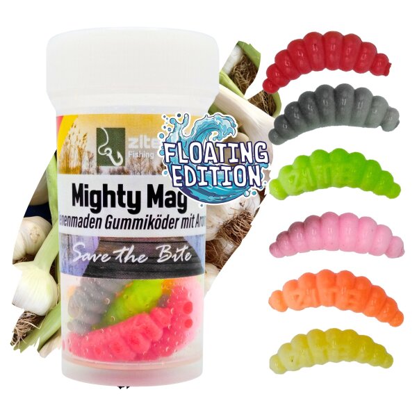 Zite Fishing Mighty Mag Schock Mix Floating Edition Knoblauch 2,8 cm 12 Stück