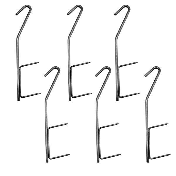 Zite Fishing Aal-Räucherhaken Set 6 Stück