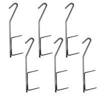 Zite Fishing Aal-Räucherhaken Set 6 Stück