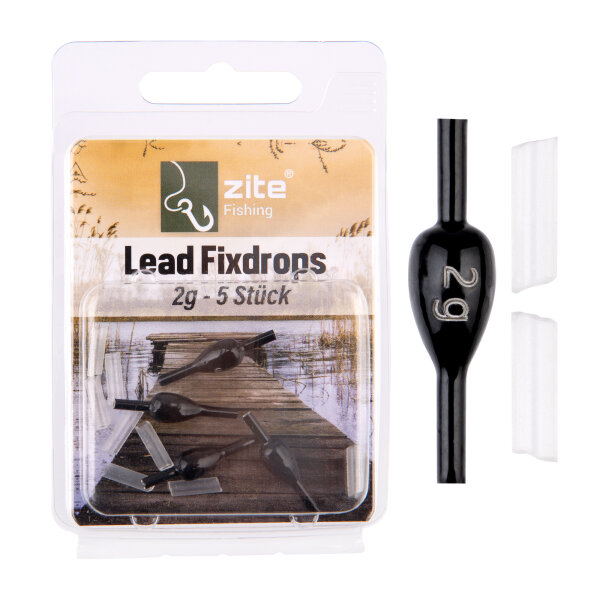 Zite Fishing Lead Fixdrops 5 x 2g