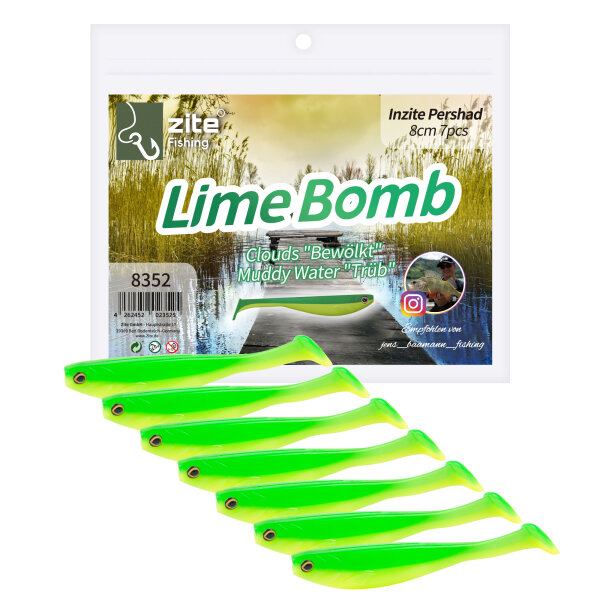 Zite Fishing Inzite Pershad Lime Bomb 7x