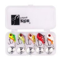 Zite Fishing Jigspinner Set 10-20g Neon