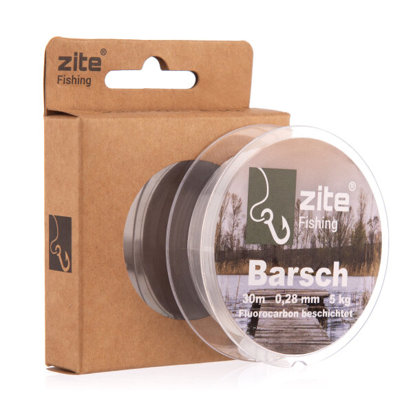 Zite Fishing Fluorocarbon Vorfachschnur Barsch 0.28mm 30m
