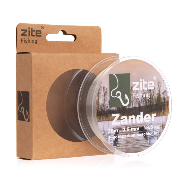 Zite Fishing Fluorocarbon Vorfachschnur Zander 0.5mm 30m