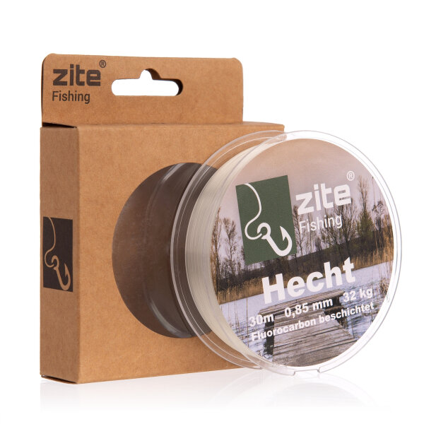 Zite Fishing Fluorocarbon Vorfachschnur Hecht 0.85mm 30m