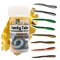 Zite Fishing Twerky Tailer Dark Mix Käse 7 cm