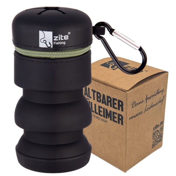 Zite Fishing Faltbarer Mülleimer mit Karabiner