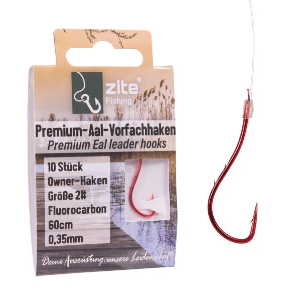 Zite Fishing Owner Vorfachhaken Aal Größe 2#