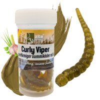 Zite Fishing Curly Viper Motoröl Knoblauch 6,5 cm 8...