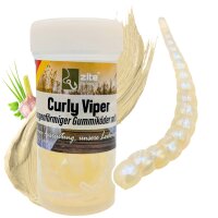 Zite Fishing Curly Viper Ghost Knoblauch 6,5 cm 8 Stück