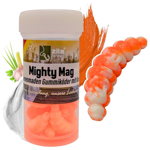 Zite Fishing Mighty Mag Sweet Orange Knoblauch 2,8 cm 12 Stück