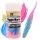 Zite Fishing Wiggle Worm Hellblau Rosa Knoblauch 5,5 cm 10 Stück