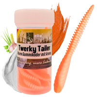 Zite Fishing Twerky Tailer Sweet Orange Knoblauch 7 cm 8...