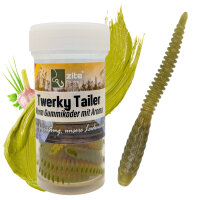 Zite Fishing Twerky Tailer Motoröl Knoblauch 7 cm 8...
