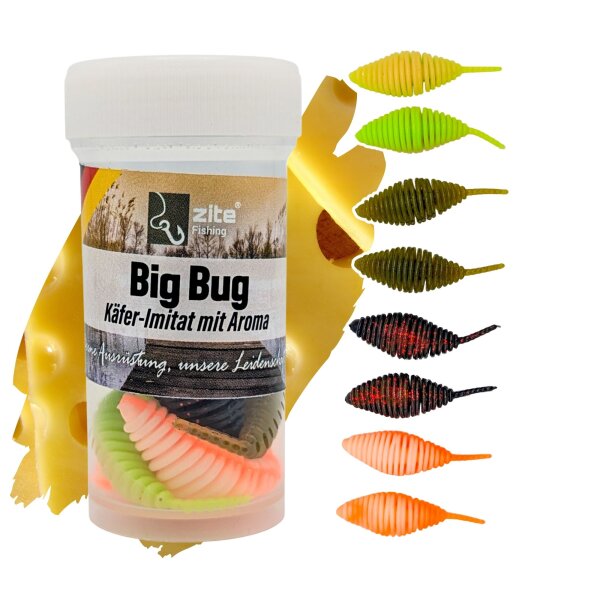 Zite Fishing Big Bug Allround Mix Käse 8 Stück