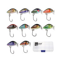 Zite Fishing Mini-Wobbler-Set - 10 Stück Ultra-Light...