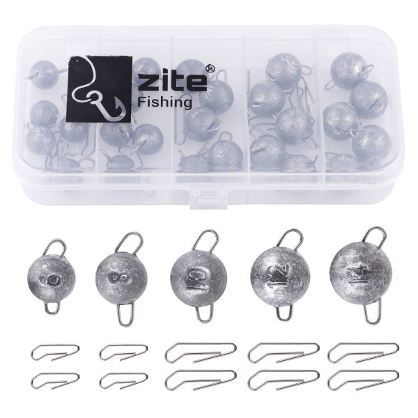 Zite Fishing Cheburashka Jighead Set 30 Stück in Box