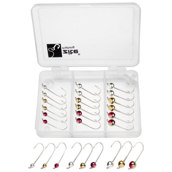 Zite Fishing Tungsten Jighead Set 27 Stück 0,3-1,2g