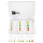 Zite Fishing Tungsten Jighead Set 27 Stück 0,3-1,2g Neon