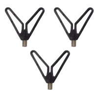 Zite Fishing V-Rutenauflagen Schwarz 3 Stück Set