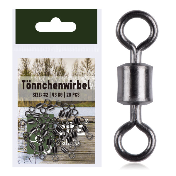 Zite Fishing Ton Swivels 20 Stück 4#