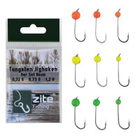Zite Fishing Tungsten Jighaken Neon 9er Set