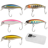 Zite Fishing Wobbler-Set 5,5 cm 5 Stück