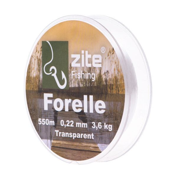 Zite Fishing Nylonschnur Forelle 0,22 mm 550m