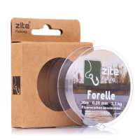 Zite Fishing Fluorocarbon Vorfachschnur Forelle 0,20mm 30m