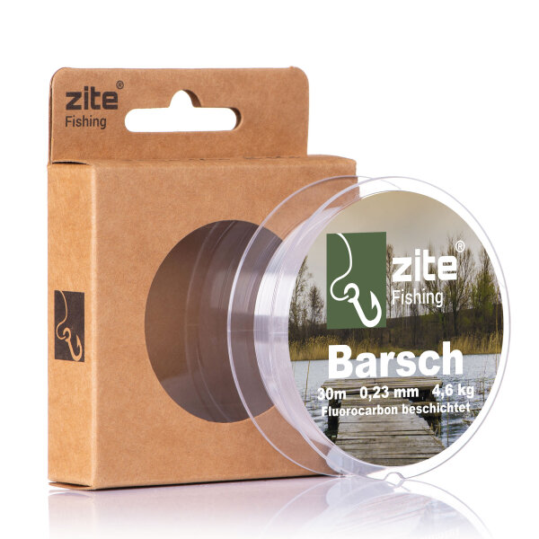 Zite Fishing Fluorocarbon Vorfachschnur Barsch 0,23mm 30m