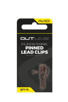 Avid Outline FleckTone Pinned Lead Clips