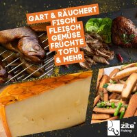 Zite Fishing Tischräucherofen + Räuchermehl 300g + Räucherlake 500g