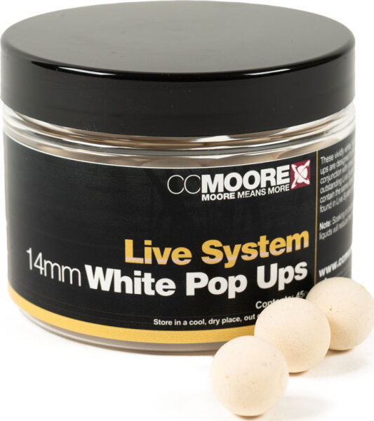 CC Moore Live System White Pop Ups 14mm (45)