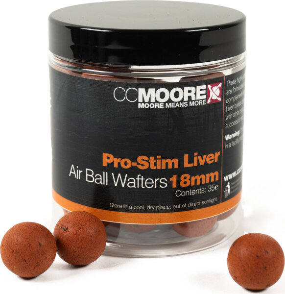 CC Moore Pro-Stim Liver Air Ball Wafters 18mm (35)