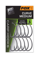 Fox PTFE Coated Hooks Curve Medium Size 5