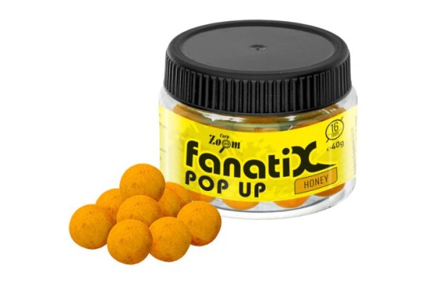 CarpZoom Pop Up Fanati-X 16mm 40g Honey