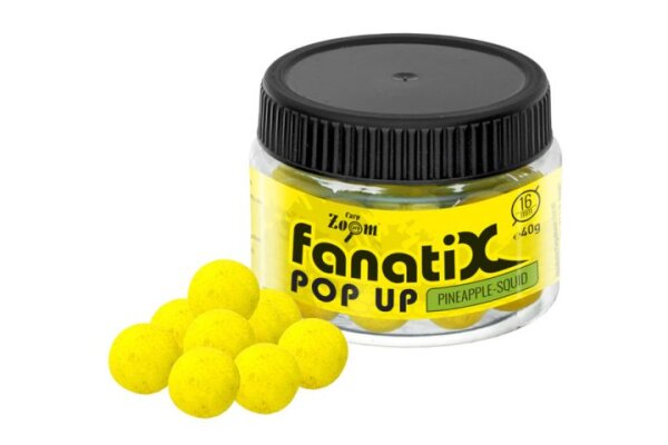 CarpZoom Pop Up Fanati-X 16mm 40g Pineapple-Squid