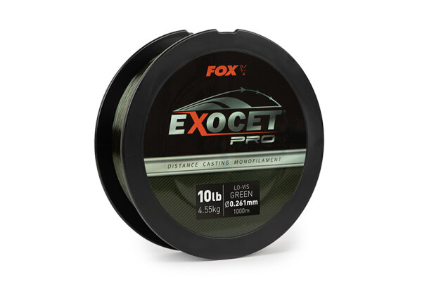 Fox Exocet Pro Lo-Vis Green 10lb 4,55kg 0,261mm 1000m