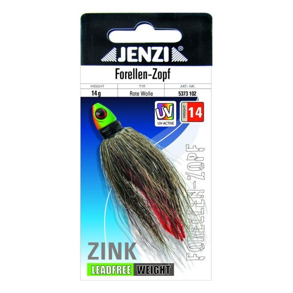 Jenzi Forellen-Zopf, 14g,gr,yel.red
