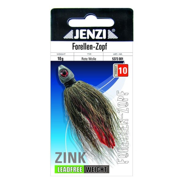 Jenzi Forellen-Zopf, 10g, silber