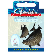 Gamakatsu Booklet River Feeder Gr.14 - 100cm 0,16mm