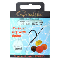 Gamakatsu Booklet PR. Spike 2110N Gr.10 - 40cm 0,18mm
