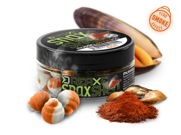 DELPHIN D SNAX SHELL Köder 10mm/30g Muscheln-Gewürze/wafters/löslich
